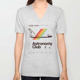 Astronomy Club V Neck T Shirt