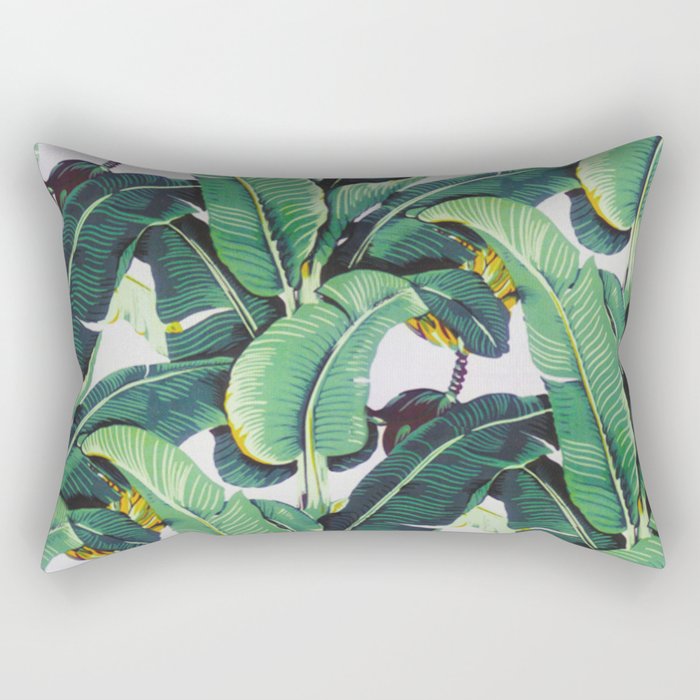 Banana Leaves Rectangular Pillow