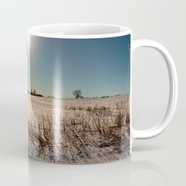 Tranquil winter background photo, calming presence of nature Coffee Mug
