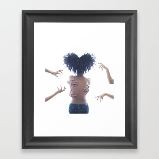 Goddess Love Dance Framed Art Print