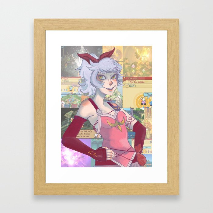 The Cat Framed Art Print