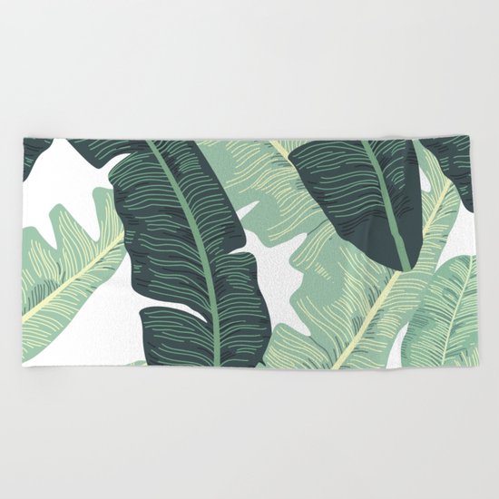 BANANA LEAVES 2 Beach Towel