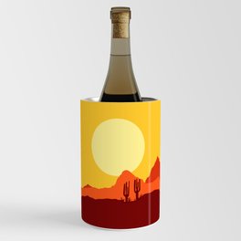 Mojave desert scene Wine Chiller