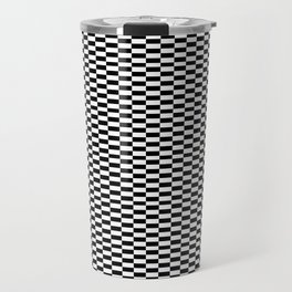 Modern Architecture Japanese Tile Black And White Travel Mug