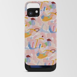 Abstract Playful Shapes iPhone Card Case