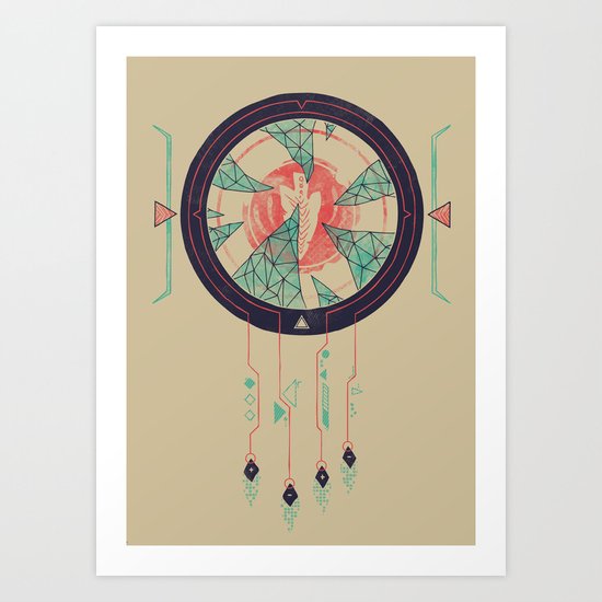 Digital Catcher Art Print