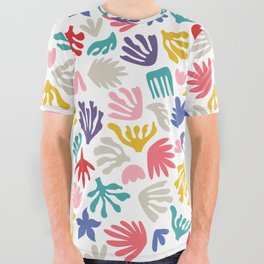 Abstract minimal shapes contemporary pattern All Over Graphic Tee