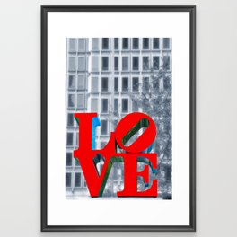 Love from Philadelphia Framed Art Print