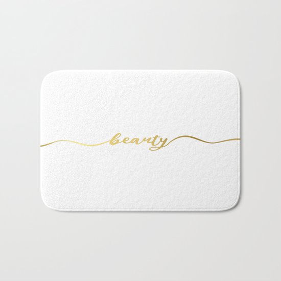 Golden beauty Bath Mat