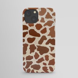 wild animals: giraffee pattern iPhone Case