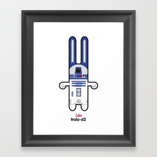 Sr. Trolo / R2D2 Framed Art Print