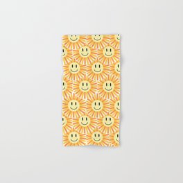 Smiling Faces Theme Hand & Bath Towel