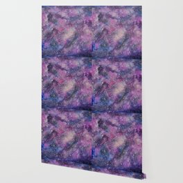 Watercolor Galaxy | Watercolor Space | Purple + Pink Galaxy Wallpaper