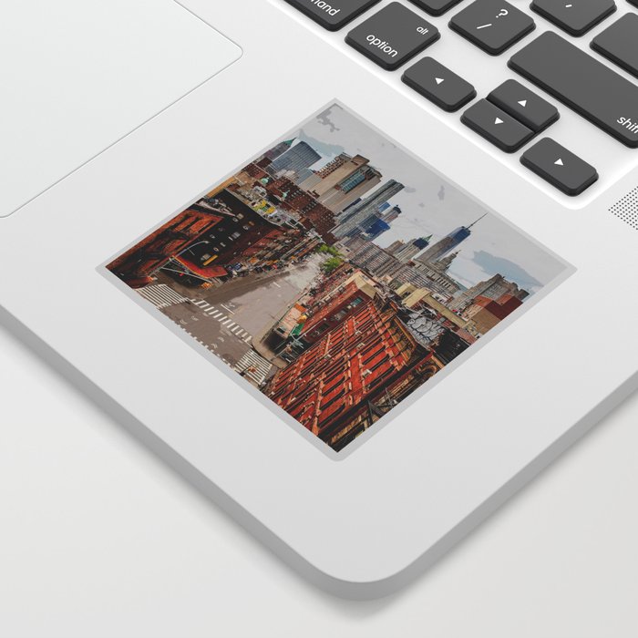 Manhattan Cityscape New York City Sticker