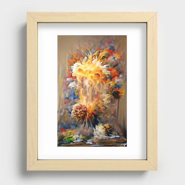 Explosive Resolution Recessed Framed Print