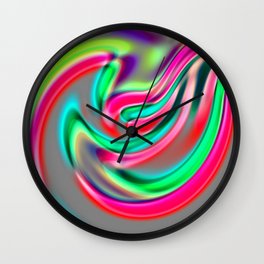Candy Swirl Wall Clock