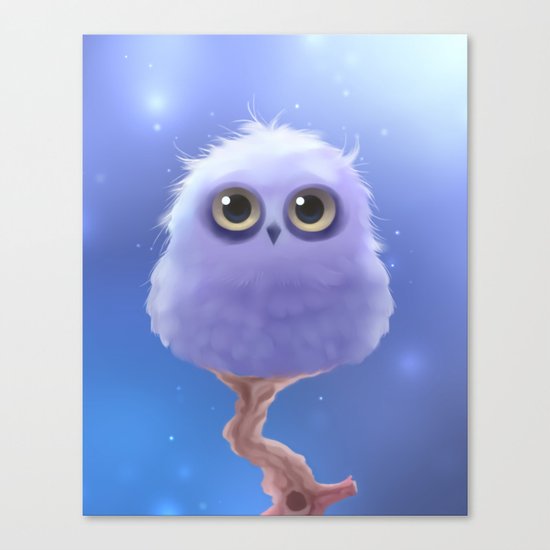 Polar Owl Canvas Print