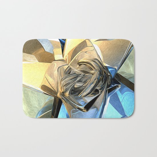 Abstract Macro Structure Bath Mat