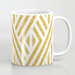 gold glitter pattern Coffee Mug