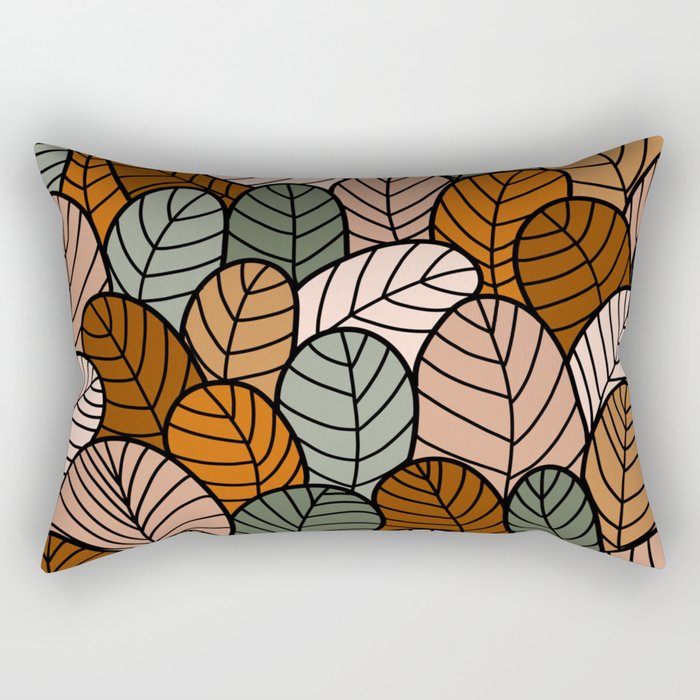 Fall leaves pattern Rectangular Pillow