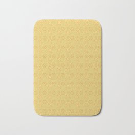 children's pattern-pantone color-solid color-yellow Bath Mat