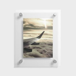 Above the clouds Floating Acrylic Print