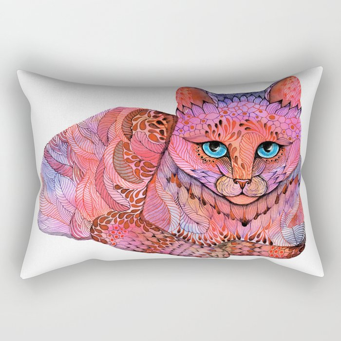 SUNSET CAT Rectangular Pillow