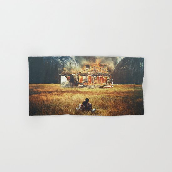 Burned Hand & Bath Towel