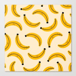 Happy Bananas Canvas Print