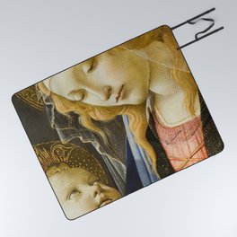 Madonna and Child Renaissance Religious art Picnic Blanket