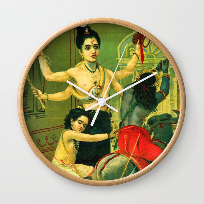 Markendaya by Raja Ravi Varma Wall Clock