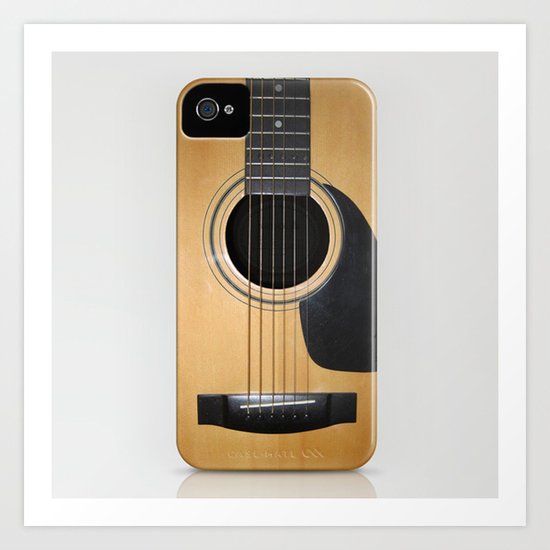 Guitar Art Print