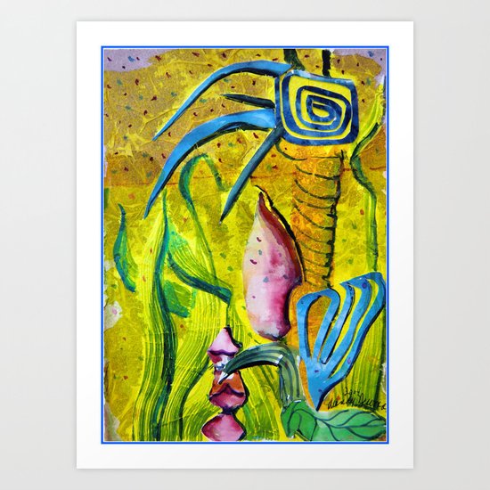 Celestial World of Palm Art Print