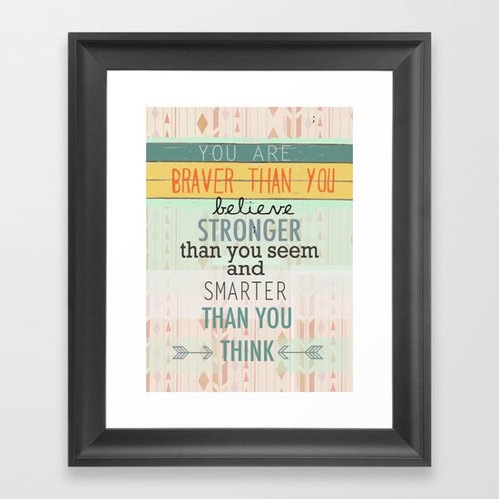 "Always Remember" Framed Art Print