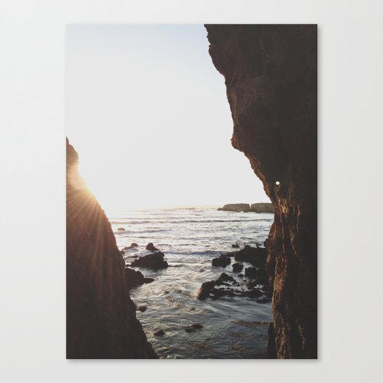 Shell Beach View Canvas Print