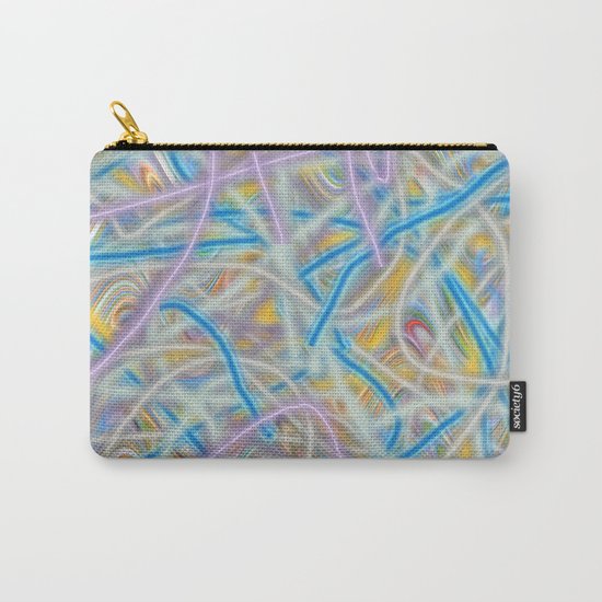 Satin Waves Carry-All Pouch