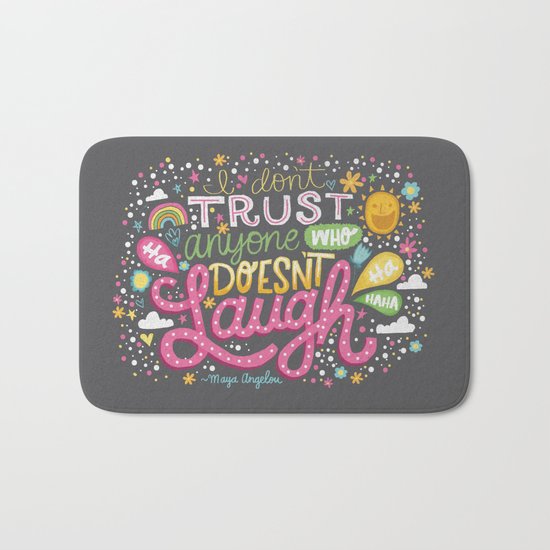 LAUGH Bath Mat