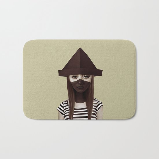 Ceci n'est pas un chapeau Bath Mat