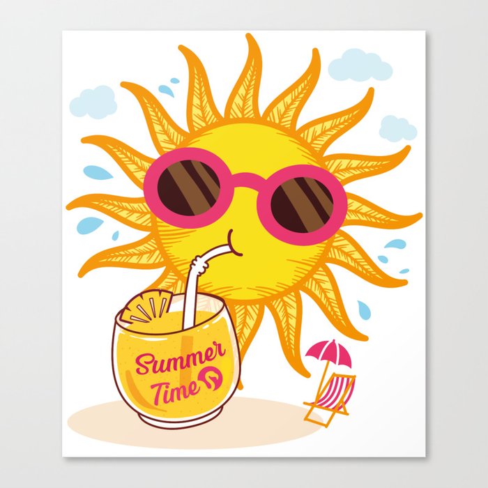 Summer Time Canvas Print