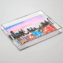 Ocean Drive, Miami Acrylic Tray