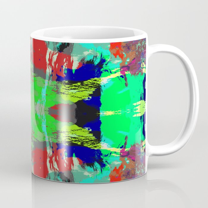 Hinacco - Abstract Colorful Retro Style Pattern Coffee Mug