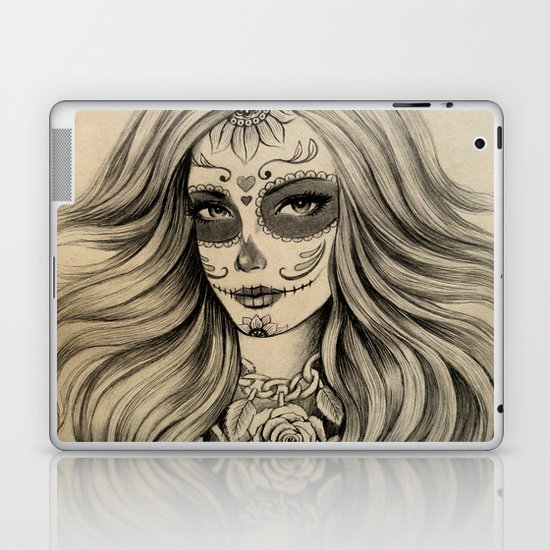 Sugar Skull Laptop & iPad Skin