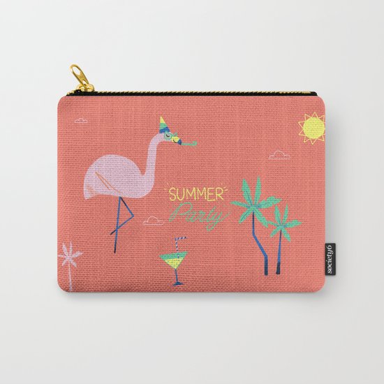 Corail Flamingo Carry-All Pouch