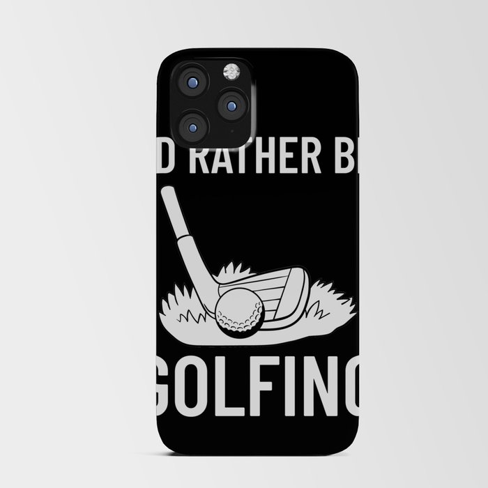 Golf Ball Golfing Player Golfer Training Beginner iPhone Card Case