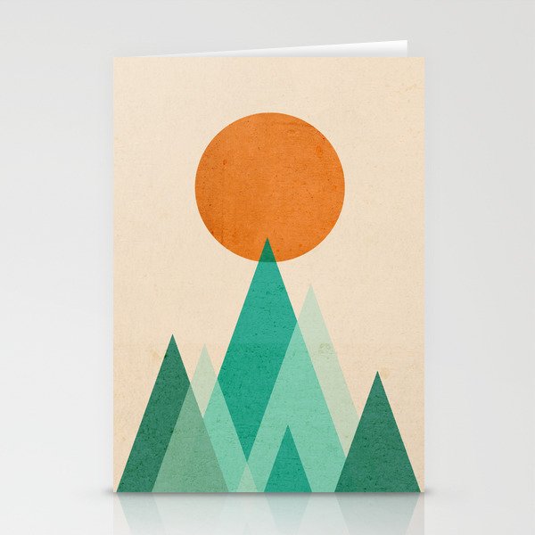 No mountains high enough Stationery Cards