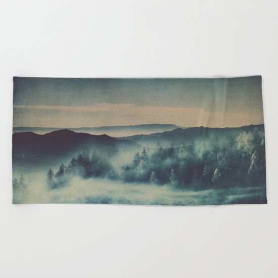 mountains Beach Towel