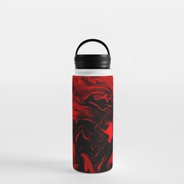 Vampire - red and black gradient swirl pattern Water Bottle