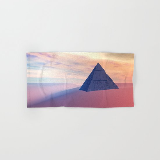 Ancient Pyramid In Desert Hand & Bath Towel