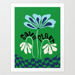 Save Plants Art Print
