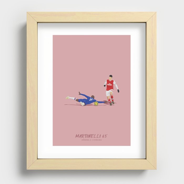 Martinelli dribble Kante Recessed Framed Print